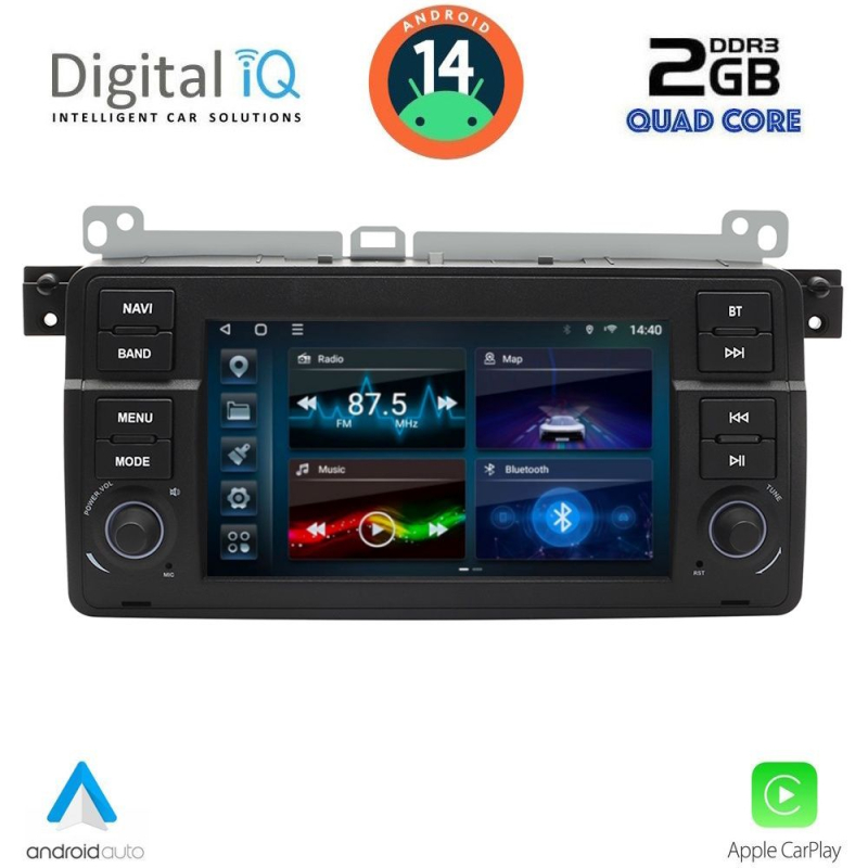DIGITAL IQ BLD 252_CPA (7" DECK) MULTIMEDIA SYSTEM for BMW E46 mod. 1998-2005 DIGITAL IQ BLD 252_CPA (7" DECK) MULTIMEDIA SYSTEM for BMW E46 mod. 1998-2005