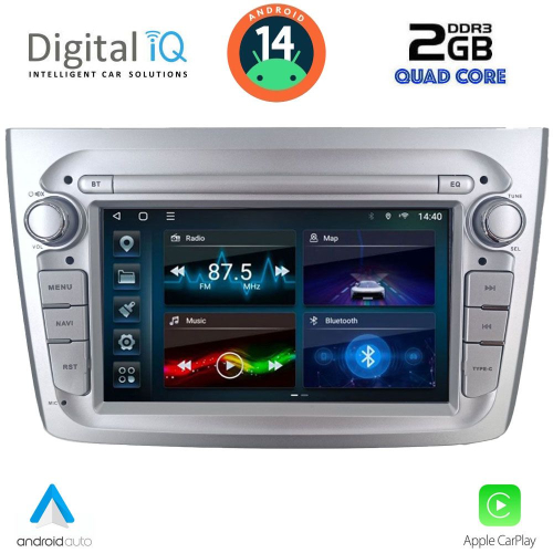 DIGITAL IQ BLD 257_CPA (7&quot; DECK) MULTIMEDIA SYSTEM for ALFA ROMEO MITO mod. 2008-2018