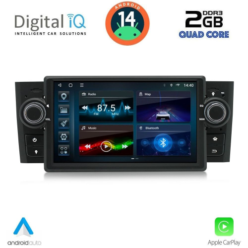DIGITAL IQ BLD 263_CPA (7&quot; DECK) MULTIMEDIA SYSTEM for GRANDE PUNTO mod. 2005-2012