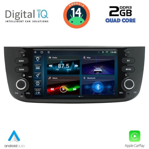DIGITAL IQ BLD 264_CPA (7&quot; DECK) MULTIMEDIA SYSTEM for FIAT GRANDE PUNTO mod. 2012&gt; – EVO mod. 2009&gt;