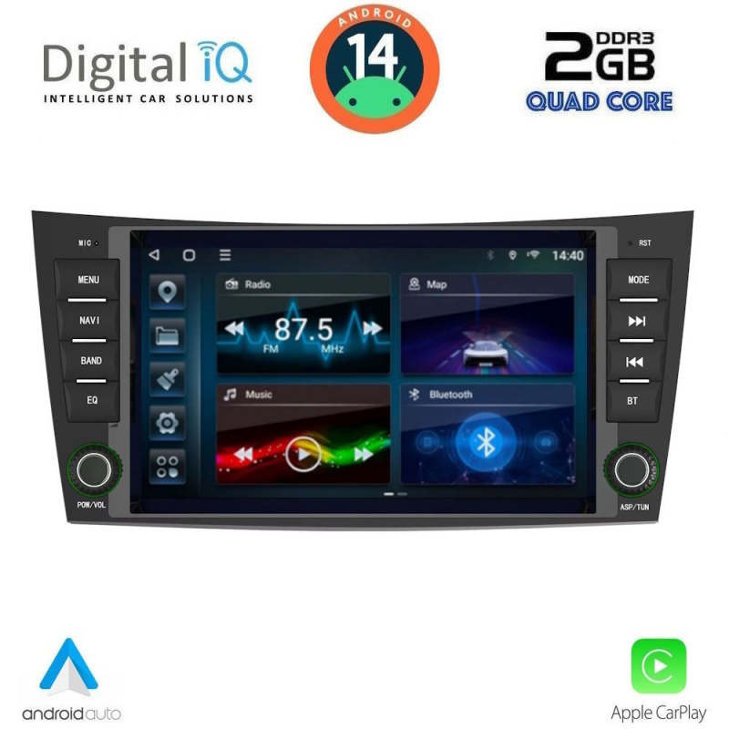 DIGITAL IQ BLD 290_CPA (8″ DECK) MULTIMEDIA for MERCEDES E (W211) – CLS (W219) mod. 2003-2009 DIGITAL IQ BLD 290_CPA (8″ DECK) MULTIMEDIA for MERCEDES E (W211) – CLS (W219) mod. 2003-2009
