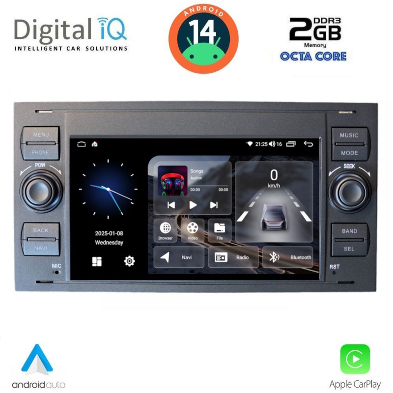 DIGITAL IQ BLF 302B_CPA (7" DECK) MULTIMEDIA SYSTEM for FORD mod. 2004-2008 DIGITAL IQ BLF 302B_CPA (7" DECK) MULTIMEDIA SYSTEM for FORD mod. 2004-2008
