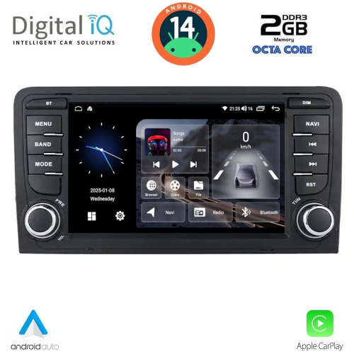DIGITAL IQ BLF 349_CPA (7&quot; DECK) MULTIMEDIA OEM for AUDI A3 mod. 2003-2012