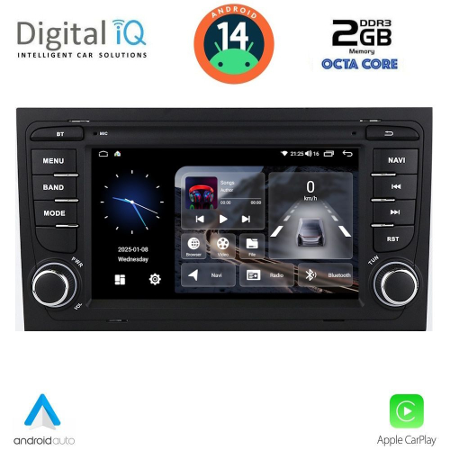 DIGITAL IQ BLF 350_CPA (7&quot; DECK) MULTIMEDIA OEM for AUDI A4 mod. 2002-2008