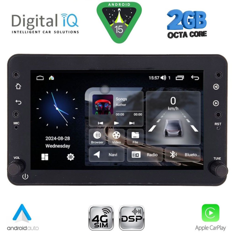 DIGITAL IQ BLF 359_CPA (7" DECK) MULTIMEDIA SYSTEM for ALFA ROMEO 159 – SPIDER – BRERA mod. 2004-2012