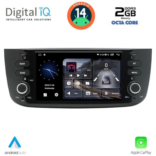 DIGITAL IQ BLF 364_CPA (6.1&quot; DECK) MULTIMEDIA SYSTEM for FIAT GRANDE PUNTO mod. 2012&gt; – EVO mod. 2009&gt;