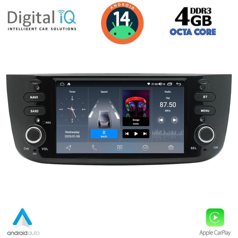 DIGITAL IQ BLG 464_CPA (6.1" DECK) MULTIMEDIA SYSTEM for FIAT GRANDE PUNTO mod. 2012> – EVO mod. 2009> DIGITAL IQ BLG 464_CPA (6.1" DECK) MULTIMEDIA SYSTEM for FIAT GRANDE PUNTO mod. 2012> – EVO mod. 2009>