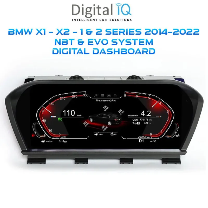 DIGITAL IQ DDD 943_DC (11in) DIGITAL CLUSTER for BMW 1 - 2 Series - X1 - X2 mod. 2014-2022