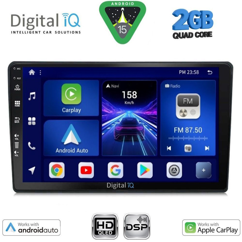DIGITAL IQ BXC 3004_CPAA (9inc) MULTIMEDIA TABLET for AUDI A4 mod. 2002-2008