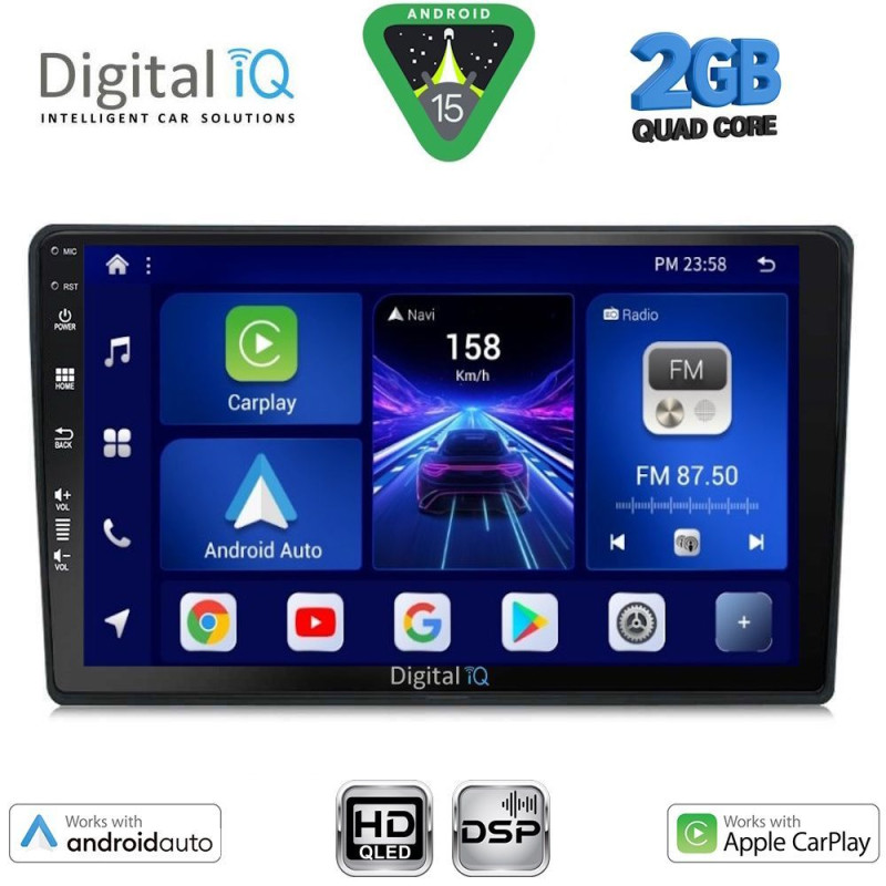 DIGITAL IQ BXC 3086_CPAA (10inc) MULTIMEDIA TABLET for CITROEN C4 - DS4 mod. 2018-2025