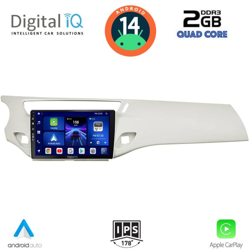 DIGITAL IQ BXC 3092_CPAA (9inc) MULTIMEDIA TABLET for CITROEN C3 - DS3 mod. 2009-2016 DIGITAL IQ BXC 3092_CPAA (9inc) MULTIMEDIA TABLET for CITROEN C3 - DS3 mod. 2009-2016
