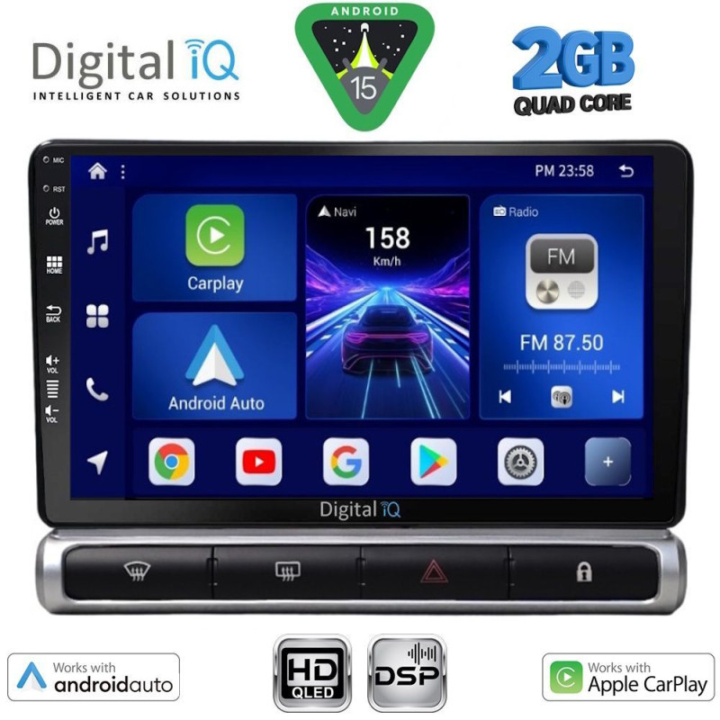 DIGITAL IQ BXC 3093H_CPAA (9inc) MULTIMEDIA TABLET for CITROEN C3 - DS3 mod. 2016-2024 High Version