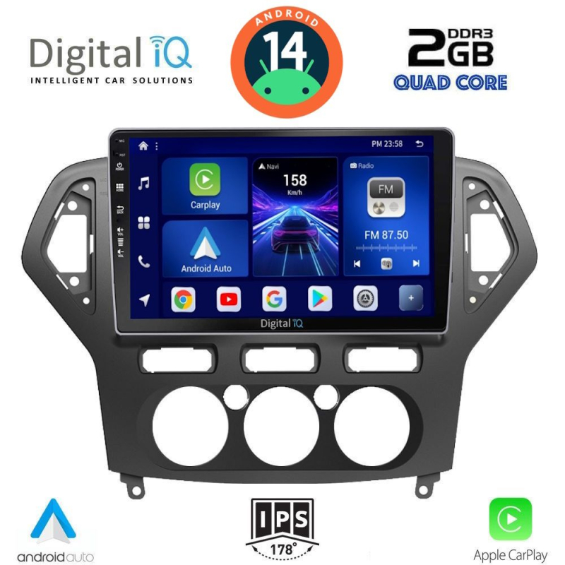 DIGITAL IQ BXC 3162_CPAA A/C (10inc) MULTIMEDIA TABLET for FORD MONDEO mod. 2007-2011 DIGITAL IQ BXC 3162_CPAA A/C (10inc) MULTIMEDIA TABLET for FORD MONDEO mod. 2007-2011