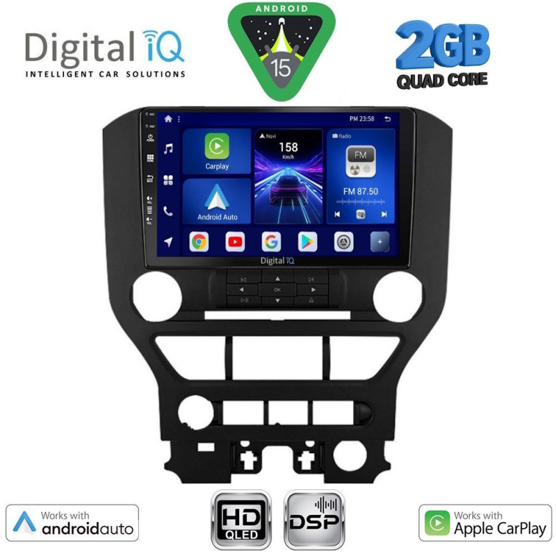 DIGITAL IQ BXC 3166_CPAA (9inc) MULTIMEDIA TABLET for FORD MUSTANG mod. 2015-2020