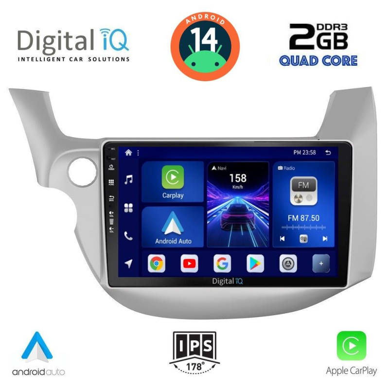 DIGITAL IQ BXC 3211_CPAA (10inc) MULTIMEDIA TABLET for HONDA JAZZ mod. 2008-2012 DIGITAL IQ BXC 3211_CPAA (10inc) MULTIMEDIA TABLET for HONDA JAZZ mod. 2008-2012