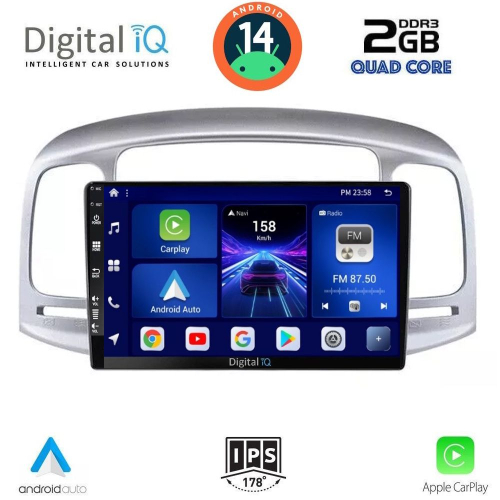 DIGITAL IQ BXC 3249_CPAA (9inc) MULTIMEDIA TABLET for HYUNDAI ACCENT mod. 2005-2012