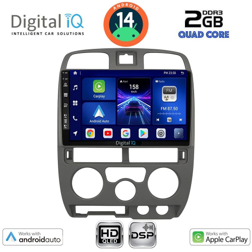 DIGITAL IQ BXC 3253GR_CPAA (9inc) MULTIMEDIA TABLET for ISUZU D-MAX mod. 2002-2008 (GREY)