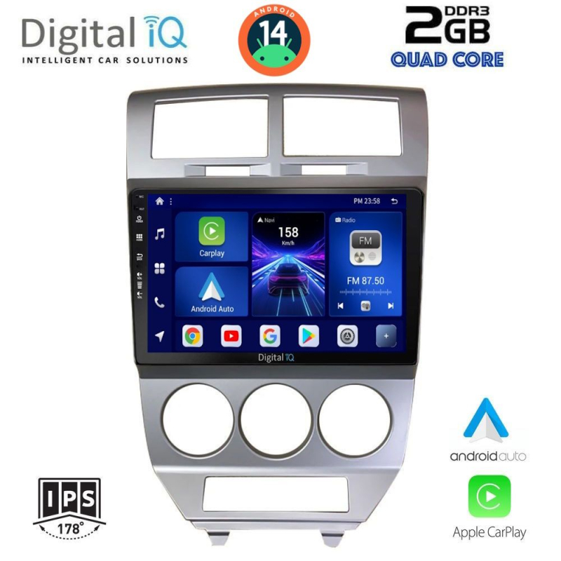 DIGITAL IQ BXC 3275_CPAA (10inc) MULTIMEDIA TABLET for DODGE CALIBER mod. 2006-2012 DIGITAL IQ BXC 3275_CPAA (10inc) MULTIMEDIA TABLET for DODGE CALIBER mod. 2006-2012