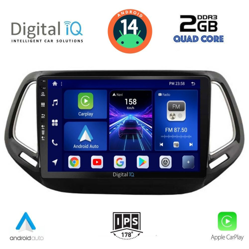 DIGITAL IQ BXC 3278_CPAA (10inc) MULTIMEDIA TABLET for JEEP COMPASS mod. 2016-2021