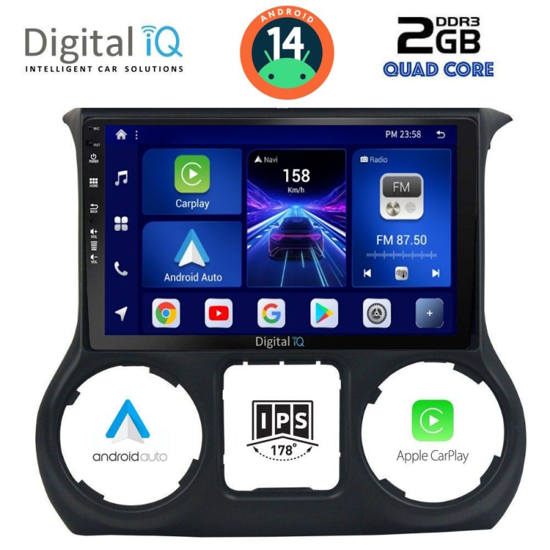 DIGITAL IQ BXC 3295_CPAA (10inc) MULTIMEDIA TABLET for JEEP WRANGLER mod. 2011-2014 DIGITAL IQ BXC 3295_CPAA (10inc) MULTIMEDIA TABLET for JEEP WRANGLER mod. 2011-2014