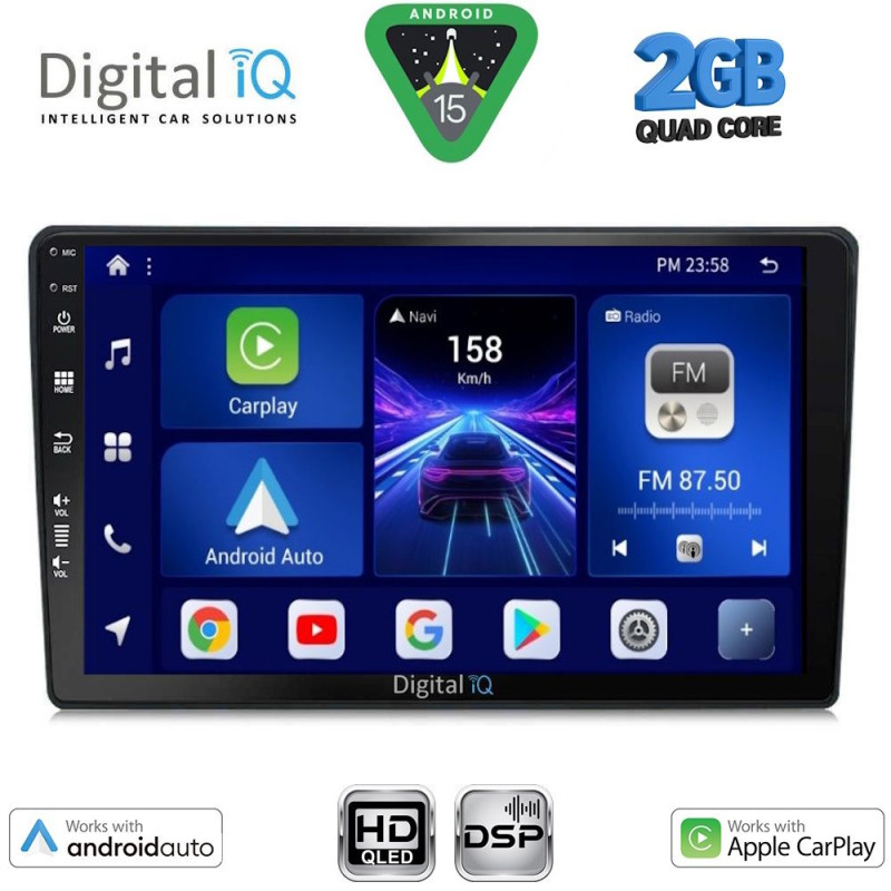 DIGITAL IQ BXC 3360_CPAA (9inc) MULTIMEDIA TABLET for MAZDA 2 mod. 2002-2007