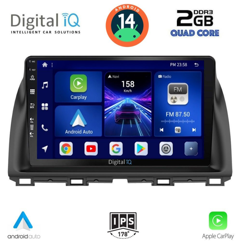 DIGITAL IQ BXC 3380_CPAA (10inc) MULTIMEDIA TABLET for MAZDA CX5 mod. 2013-2017 DIGITAL IQ BXC 3380_CPAA (10inc) MULTIMEDIA TABLET for MAZDA CX5 mod. 2013-2017