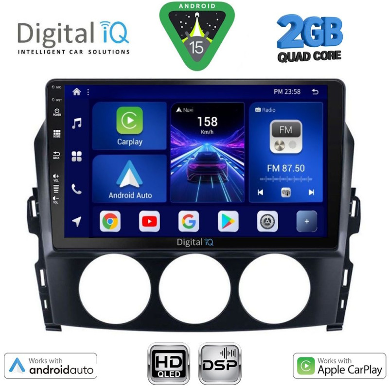 DIGITAL IQ BXC 3392_CPAA (9inc) MULTIMEDIA TABLET for MAZDA MX5 mod. 2005-2015