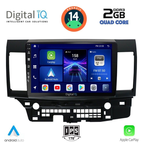 DIGITAL IQ BXC 3434_CPAA (10inc) MULTIMEDIA TABLET for MITSUBISHI LANCER mod. 2008>