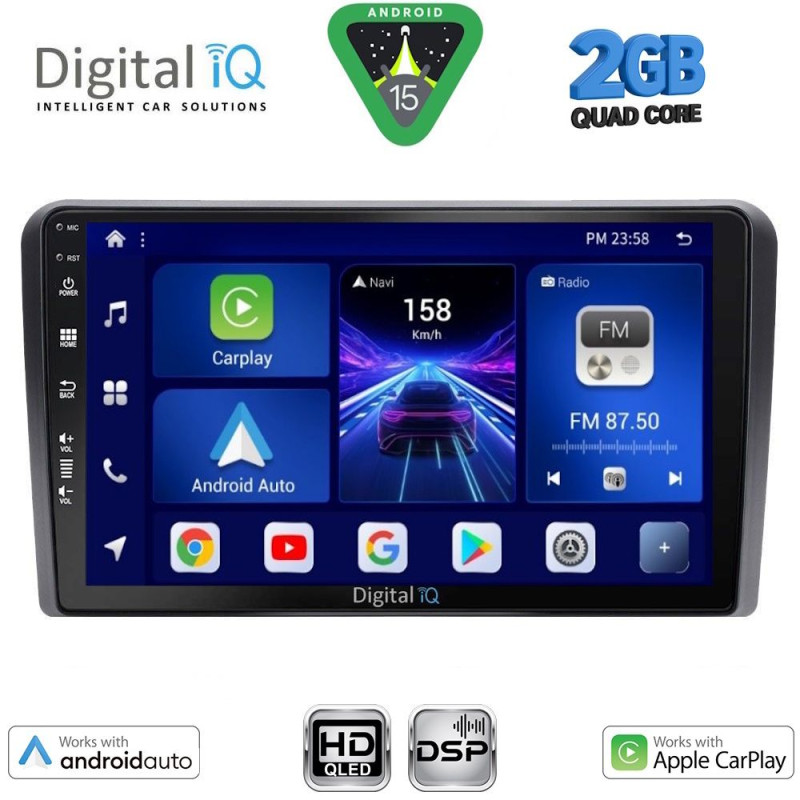 DIGITAL IQ BXC 3438_CPAA (9inc) MULTIMEDIA TABLET for MITSUBISHI L200 mod. 2020-2026