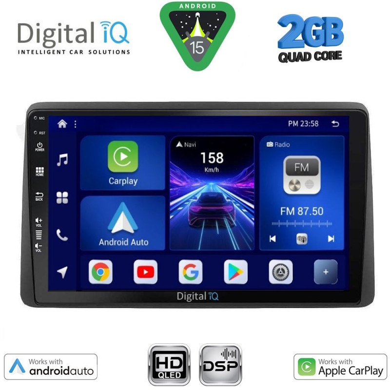 DIGITAL IQ BXC 3453_CPAA (10inc) MULTIMEDIA TABLET for NISSAN JUKE mod. 2021-2026