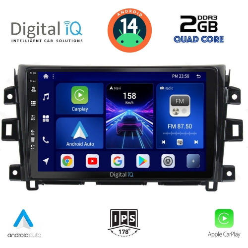 DIGITAL IQ BXC 3456_CPAA (10inc) MULTIMEDIA TABLET for NISSAN NAVARA mod. 2016>