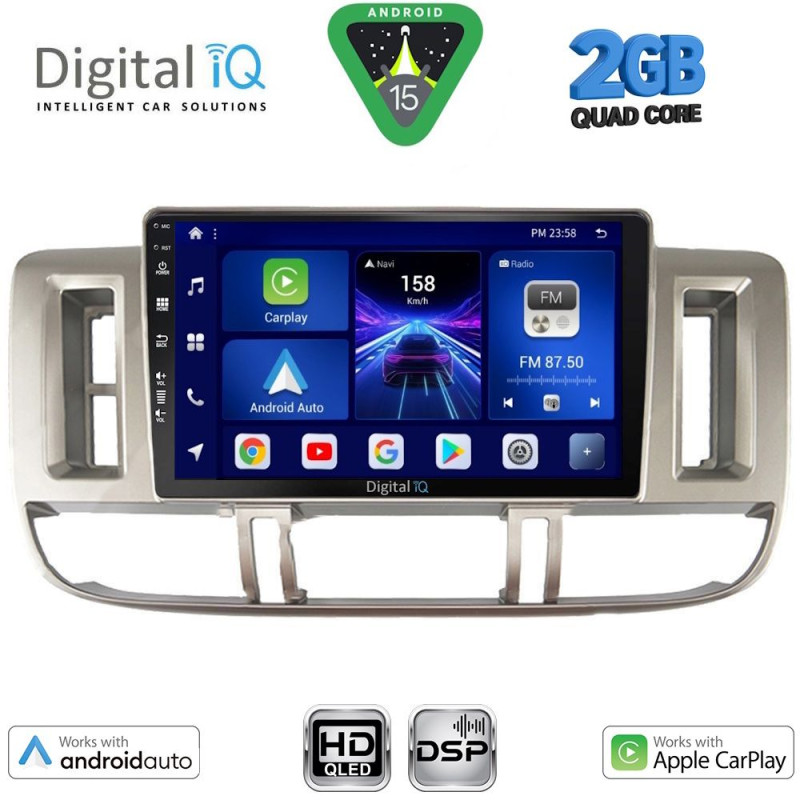 DIGITAL IQ BXC 3474_CPAA (9inc) MULTIMEDIA TABLET for NISSAN XTRAIL mod. 2000-2004