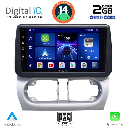 DIGITAL IQ BXC 3500_CPAA (9inc) MULTIMEDIA TABLET for OPEL CORSA C mod 2000-2006 - TIGRA mod. 2004-2009