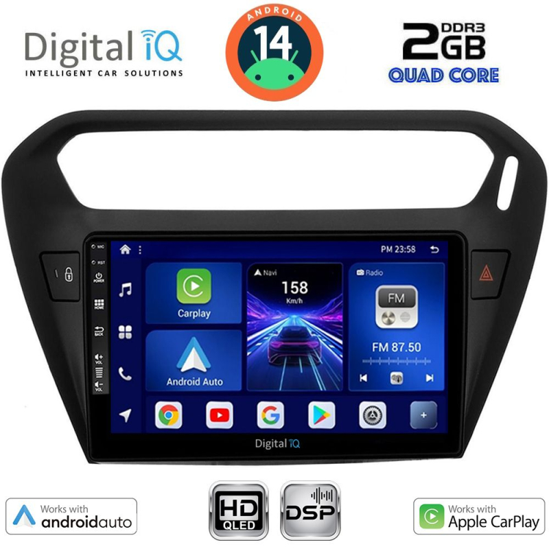 DIGITAL IQ BXC 3511BL_CPAA (9inc) MULTIMEDIA TABLET for CITROEN ELYSEE – PEUGEOT 301 mod. 2013> (BLACK) DIGITAL IQ BXC 3511BL_CPAA (9inc) MULTIMEDIA TABLET for CITROEN ELYSEE – PEUGEOT 301 mod. 2013> (BLACK)