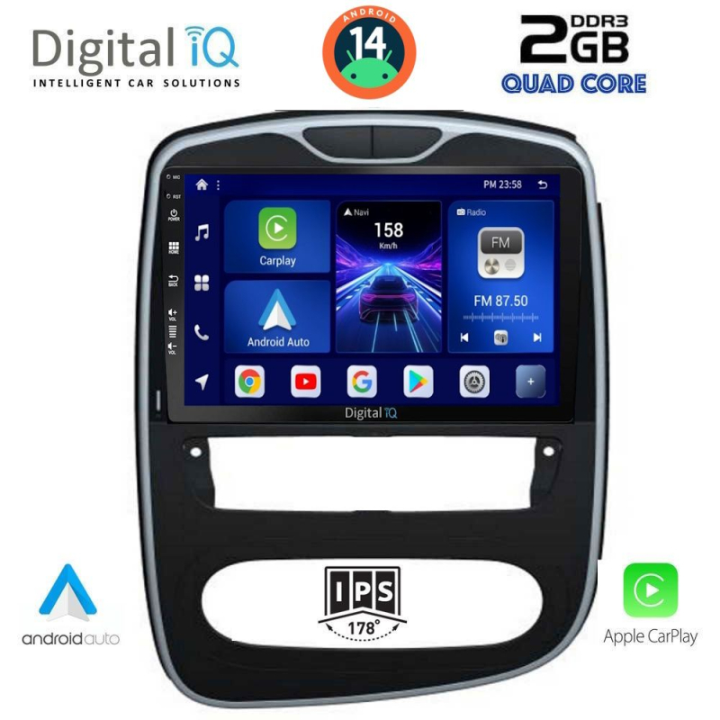 DIGITAL IQ BXC 3545_CPAA (10inc) MULTIMEDIA TABLET for RENAULT CLIO mod. 2016-2019 DIGITAL IQ BXC 3545_CPAA (10inc) MULTIMEDIA TABLET for RENAULT CLIO mod. 2016-2019