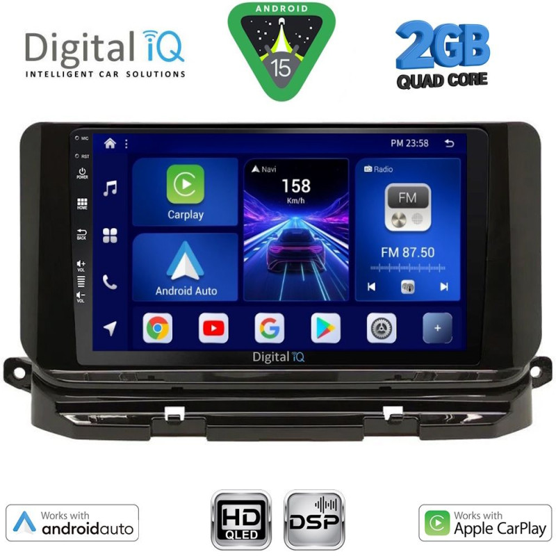 DIGITAL IQ BXC 3598_CPAA (10inc) MULTIMEDIA TABLET for SKODA OCTAVIA 8 mod. 2021-2026