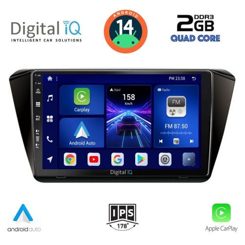 DIGITAL IQ BXC 3605_CPAA (10inc) MULTIMEDIA TABLET for SKODA SUPERB mod. 2015>