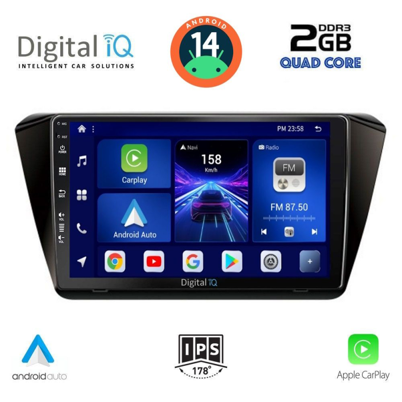 DIGITAL IQ BXC 3605_CPAA (10inc) MULTIMEDIA TABLET for SKODA SUPERB mod. 2015> DIGITAL IQ BXC 3605_CPAA (10inc) MULTIMEDIA TABLET for SKODA SUPERB mod. 2015>