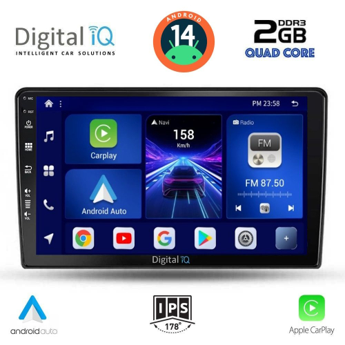 DIGITAL IQ BXC 3702_CPAA (9inc) MULTIMEDIA TABLET for TOYOTA AURIS mod. 2007-2012