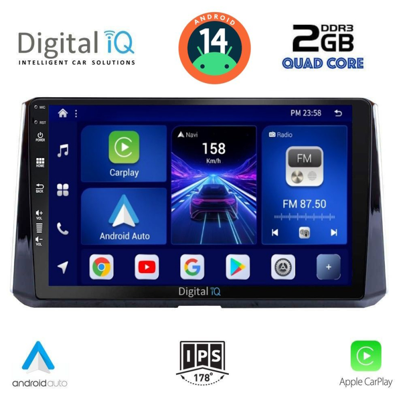DIGITAL IQ BXC 3716_CPAA (10inc) MULTIMEDIA TABLET for TOYOTA COROLLA mod. 2019> DIGITAL IQ BXC 3716_CPAA (10inc) MULTIMEDIA TABLET for TOYOTA COROLLA mod. 2019>