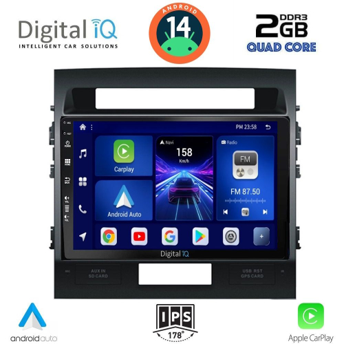 DIGITAL IQ BXC 3724_CPAA (10inc) MULTIMEDIA TABLET for TOYOTA LANDCRUISER mod. 2008-2015