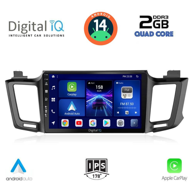 DIGITAL IQ BXC 3733_CPAA (10inc) MULTIMEDIA TABLET for TOYOTA RAV 4 mod. 2013-2019 DIGITAL IQ BXC 3733_CPAA (10inc) MULTIMEDIA TABLET for TOYOTA RAV 4 mod. 2013-2019