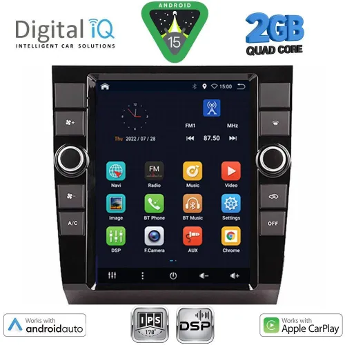 DIGITAL IQ BXC 3904_CPAA TESLA STYLE for AUDI A4 mod. 2002-2008