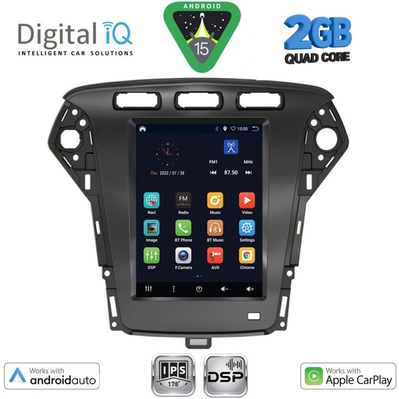 DIGITAL IQ BXC 3958_CPAA TESLA STYLE for FORD MONDEO mod. 2010-2013