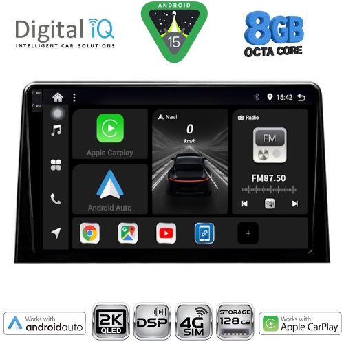 DIGITAL IQ BXF 11082_CPAA (10inc) MULTIMEDIA TABLET for CITROEN BERLINGO – OPEL COMBO – PEUGEOT PARTNER – TOYOTA PROACE mod. 2018&gt; - FIAT DOBLO mod. 2022&gt;