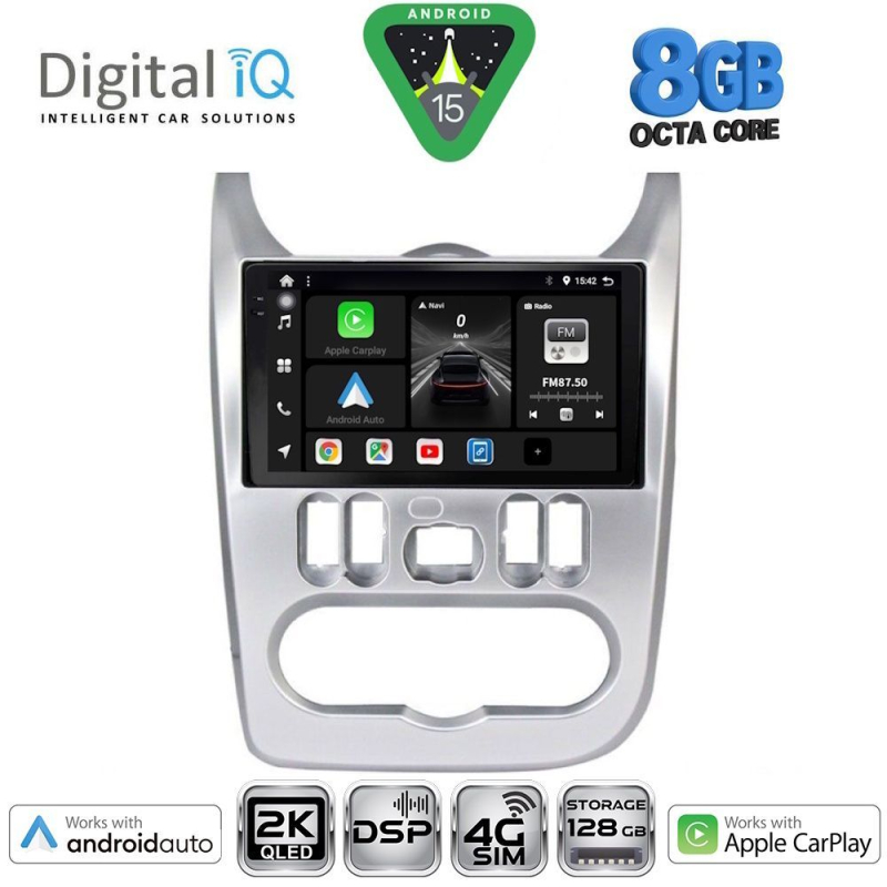 DIGITAL IQ BXF 11101SL_CPAA (9inc) MULTIMEDIA TABLET for DACIA DUSTER – LOGAN – SANDERO mod. 2006-2012 (SILVER) DIGITAL IQ BXF 11101SL_CPAA (9inc) MULTIMEDIA TABLET for DACIA DUSTER – LOGAN – SANDERO mod. 2006-2012 (SILVER)