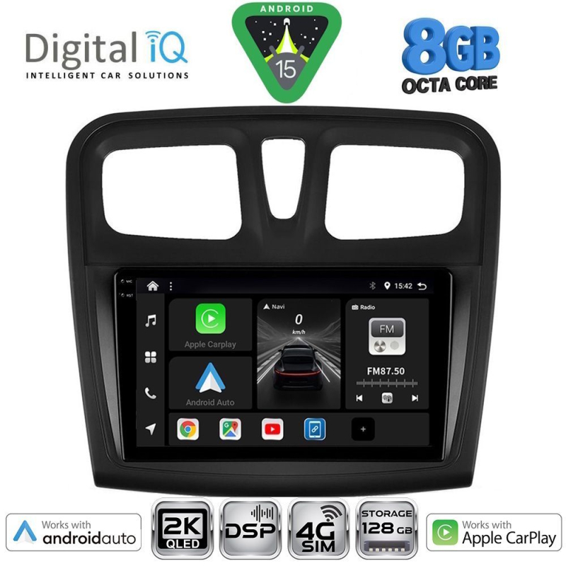 DIGITAL IQ BXF 11108SQ_CPAA (9inc) MULTIMEDIA TABLET for DACIA LOGAN – SANDERO mod. 2012-2019 DIGITAL IQ BXF 11108SQ_CPAA (9inc) MULTIMEDIA TABLET for DACIA LOGAN – SANDERO mod. 2012-2019