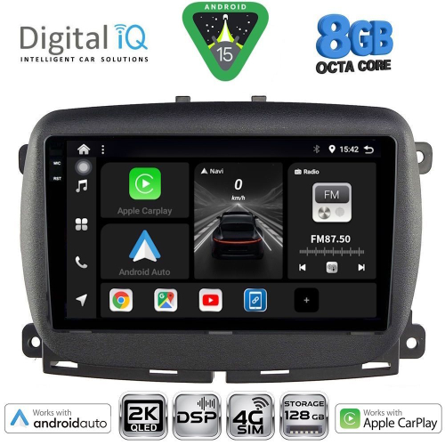 DIGITAL IQ BXF 11131_CPAA (9inc) MULTIMEDIA TABLET for FIAT 500 mod. 2016&gt;