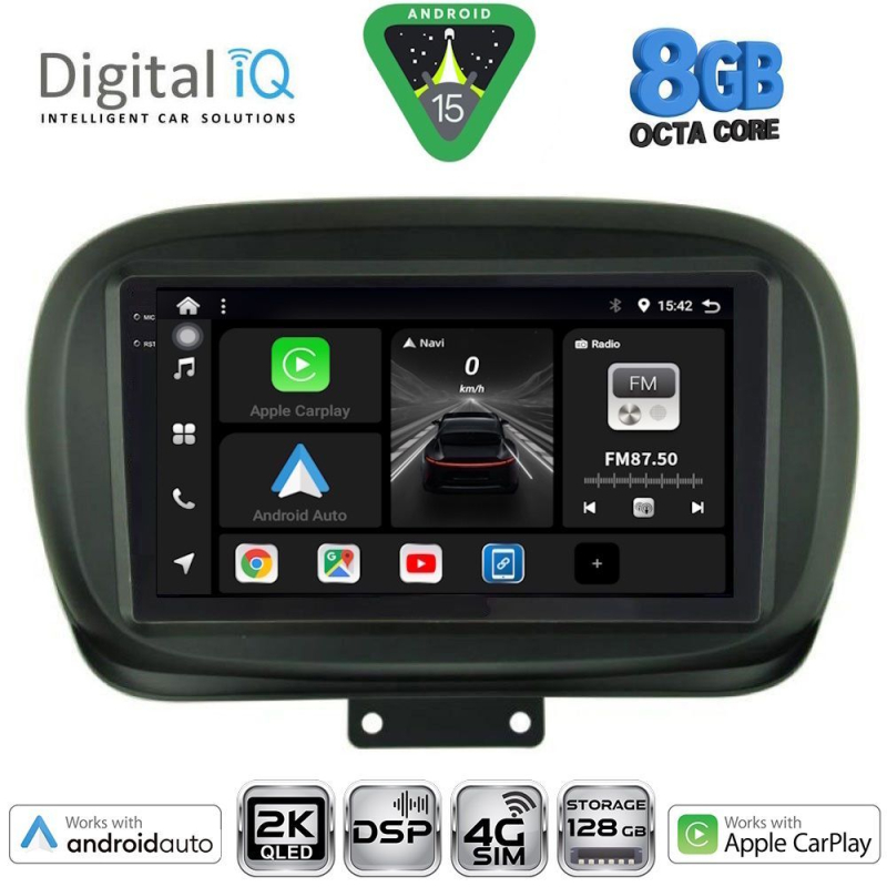 DIGITAL IQ BXF 11134_CPAA (9inc) MULTIMEDIA TABLET for FIAT 500Χ mod. 2014> DIGITAL IQ BXF 11134_CPAA (9inc) MULTIMEDIA TABLET for FIAT 500Χ mod. 2014>
