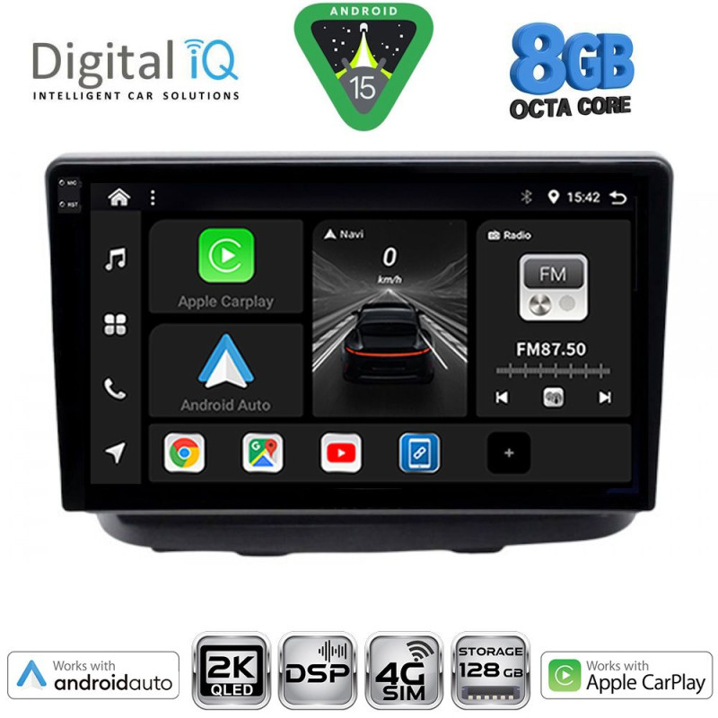 DIGITAL IQ BXF 11135_CPAA (10inc) MULTIMEDIA TABLET for FIAT DOBLO mod. 2002-2009